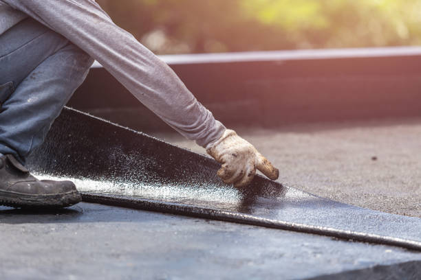 Professional Exterior Waterproofing technician working in Wallington, NJ